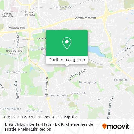 Dietrich-Bonhoeffer-Haus - Ev. Kirchengemeinde Hörde Karte