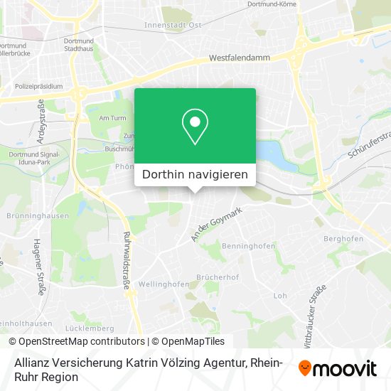 Allianz Versicherung Katrin Völzing Agentur Karte