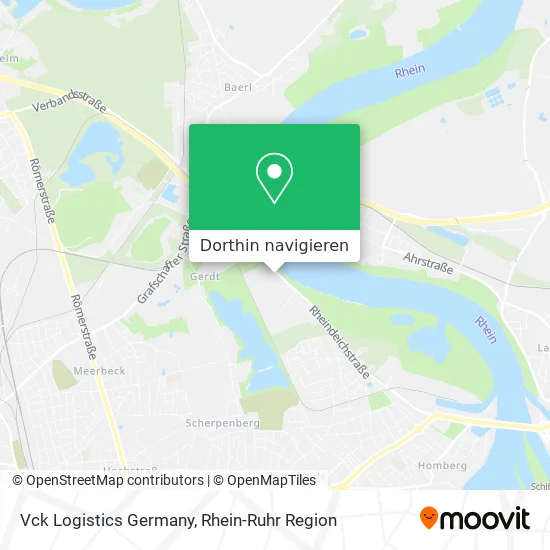 Vck Logistics Germany Karte