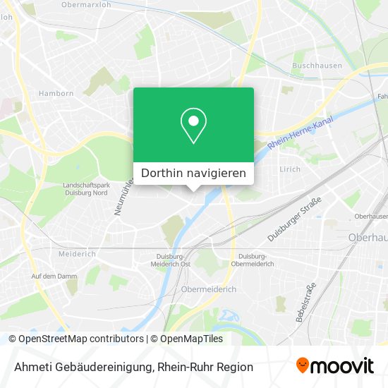 Ahmeti Gebäudereinigung Karte