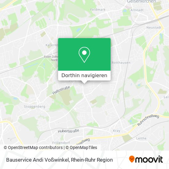 Bauservice Andi Voßwinkel Karte