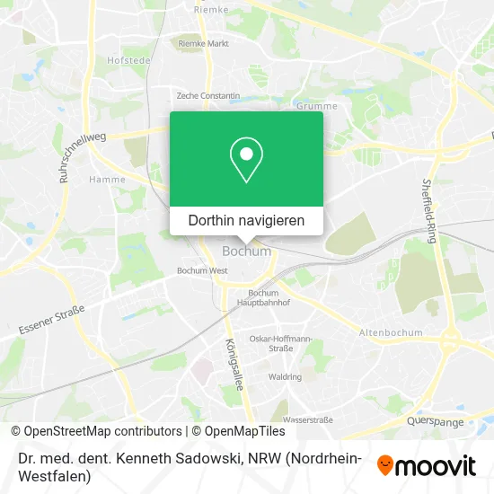 Dr. med. dent. Kenneth Sadowski Karte