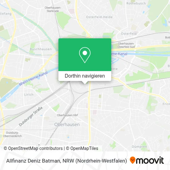 Allfinanz Deniz Batman Karte