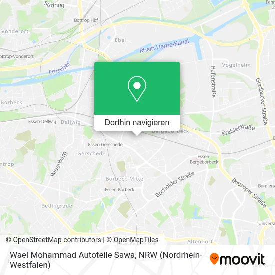 Wael Mohammad Autoteile Sawa Karte