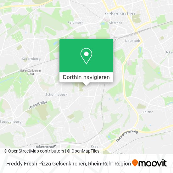 Freddy Fresh Pizza Gelsenkirchen Karte