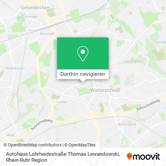 Autohaus Lohrheidestraße Thomas Lewandowski Karte
