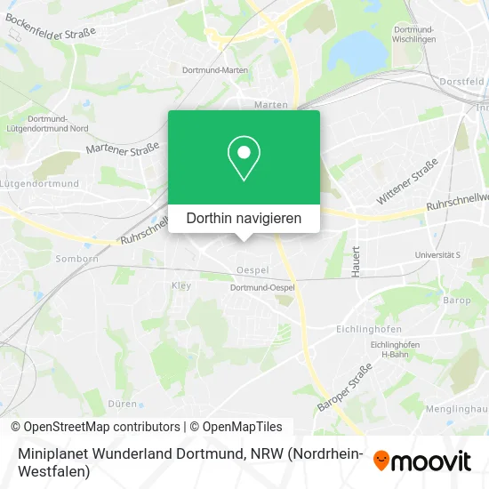 Miniplanet Wunderland Dortmund Karte