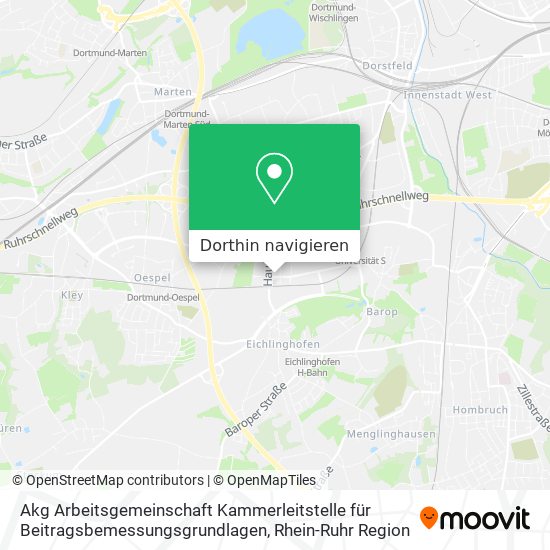 Akg Arbeitsgemeinschaft Kammerleitstelle für Beitragsbemessungsgrundlagen Karte