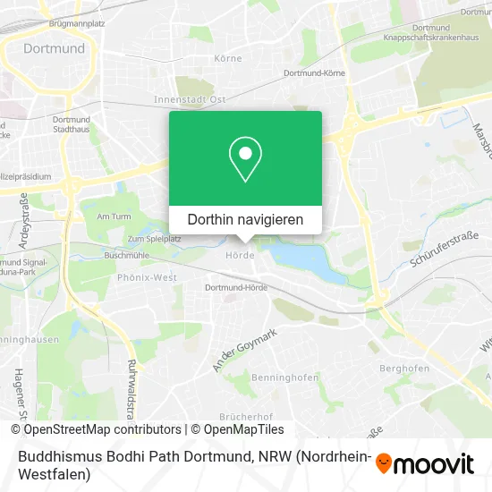 Buddhismus Bodhi Path Dortmund Karte