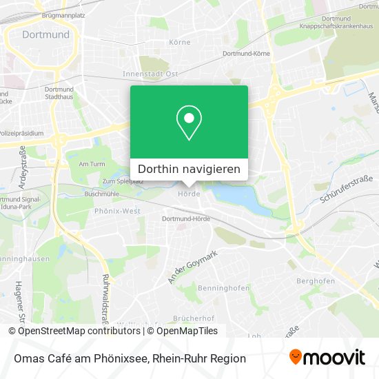 Omas Café am Phönixsee Karte