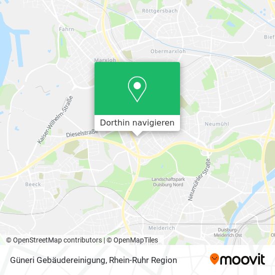 Güneri Gebäudereinigung Karte