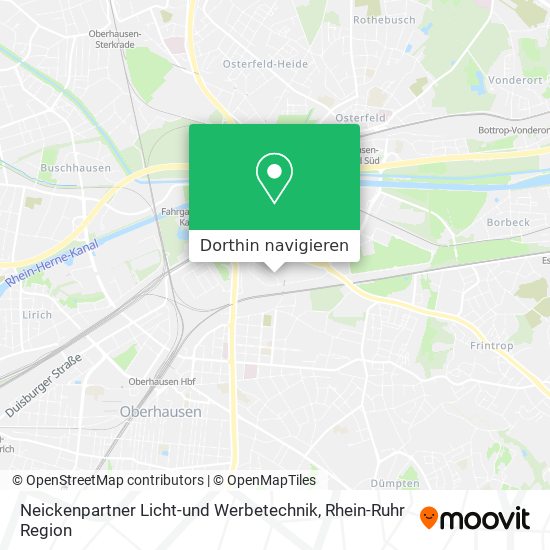 Neickenpartner Licht-und Werbetechnik Karte