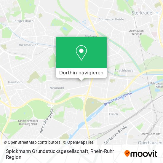 Spickmann Grundstücksgesellschaft Karte