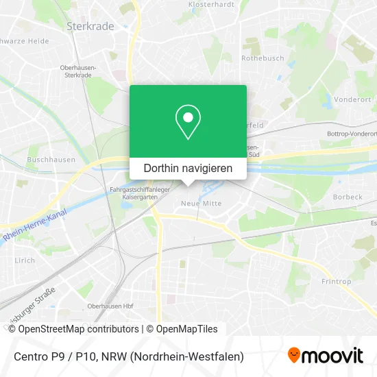 Centro P9 / P10 Karte