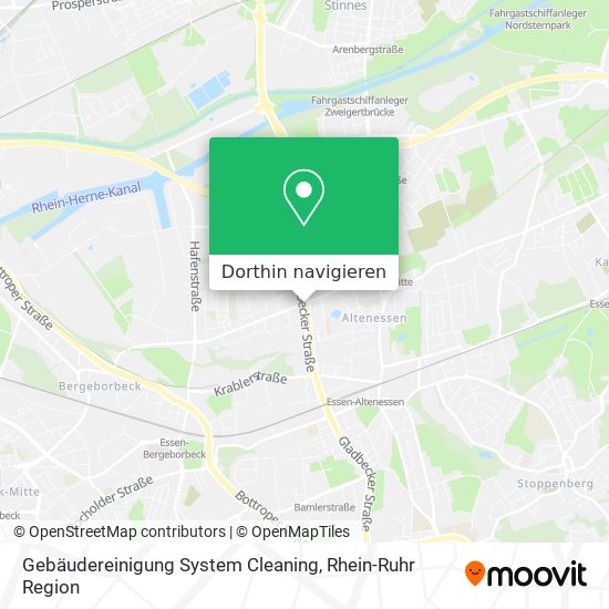 Gebäudereinigung System Cleaning Karte