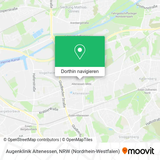 Augenklinik Altenessen Karte