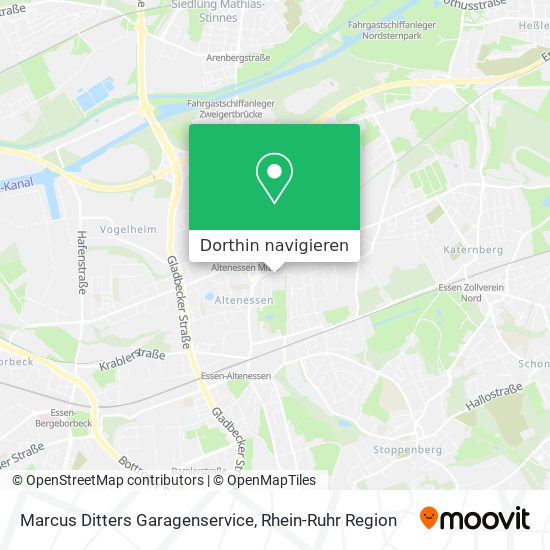 Marcus Ditters Garagenservice Karte
