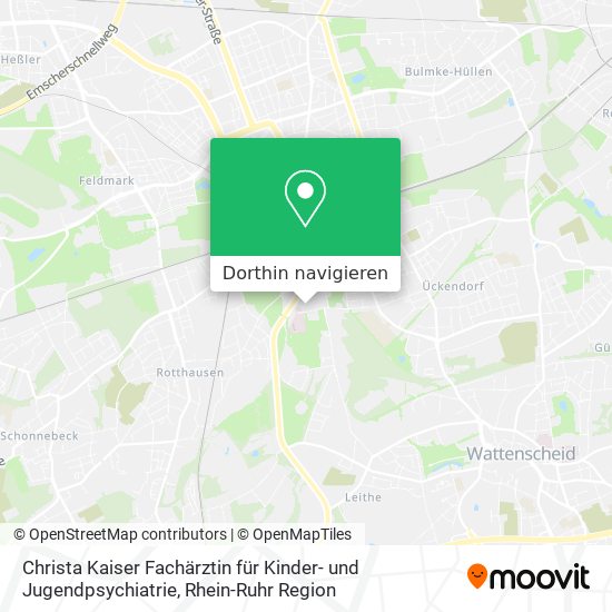Christa Kaiser Fachärztin für Kinder- und Jugendpsychiatrie Karte