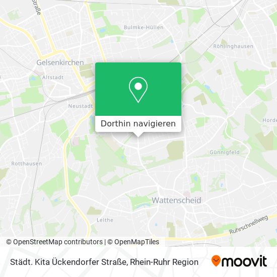 Städt. Kita Ückendorfer Straße Karte