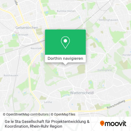 Ge le Sta Gesellschaft für Projektentwicklung & Koordination Karte