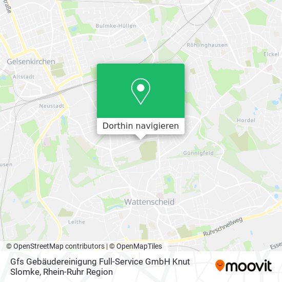Gfs Gebäudereinigung Full-Service GmbH Knut Slomke Karte