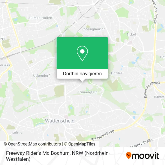 Freeway Rider's Mc Bochum Karte