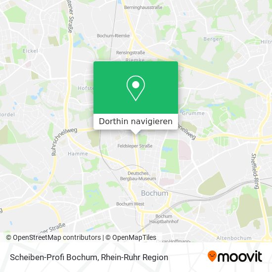 Scheiben-Profi Bochum Karte