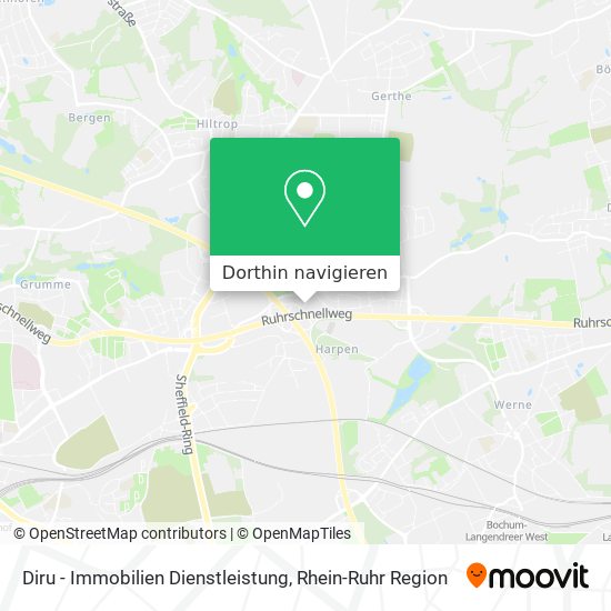 Diru - Immobilien Dienstleistung Karte