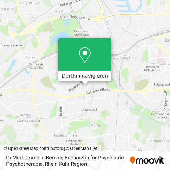 Dr.Med. Cornelia Berning Fachärztin für Psychiatrie Psychotherapie Karte