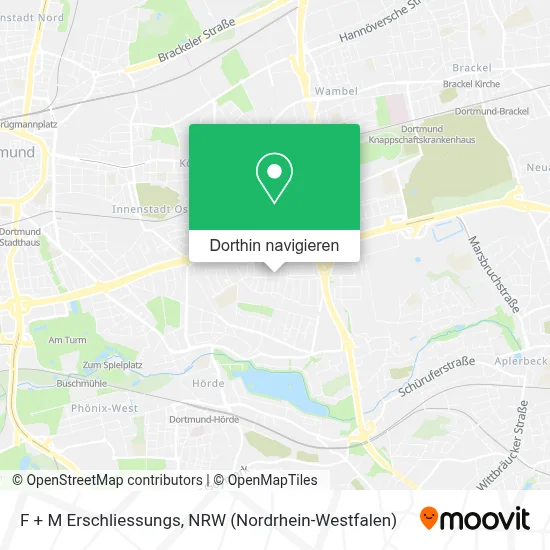 F + M Erschliessungs Karte