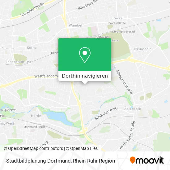 Stadtbildplanung Dortmund Karte