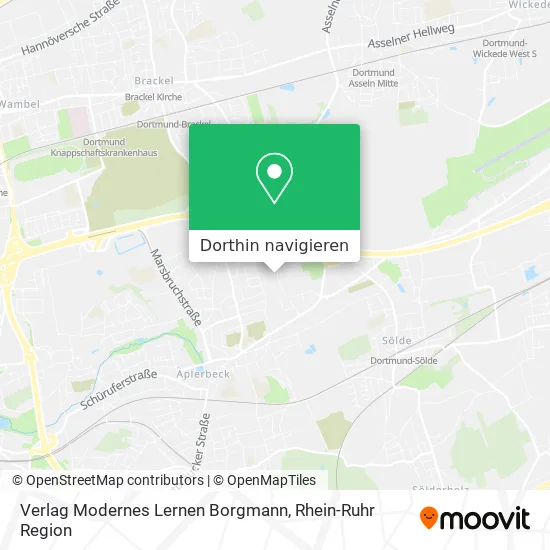 Verlag Modernes Lernen Borgmann Karte