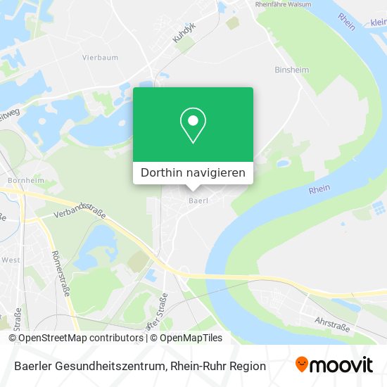 Baerler Gesundheitszentrum Karte