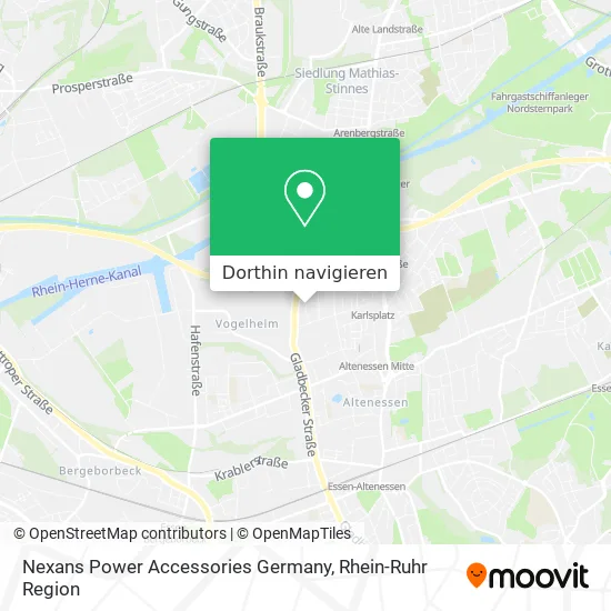 Nexans Power Accessories Germany Karte