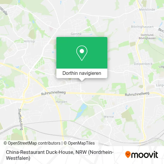 China-Restaurant Duck-House Karte