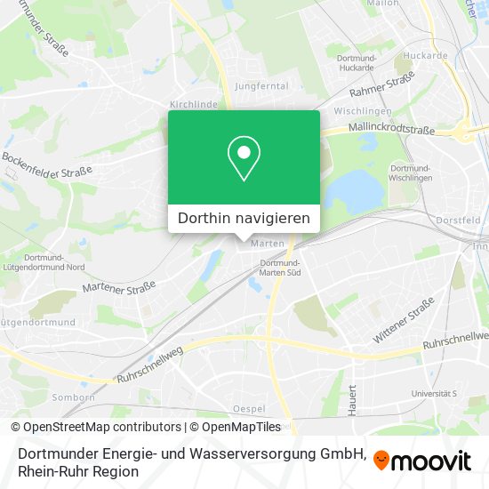 Dortmunder Energie- und Wasserversorgung GmbH Karte