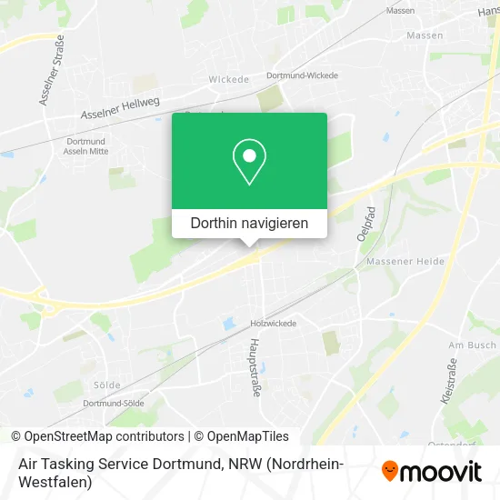 Air Tasking Service Dortmund Karte