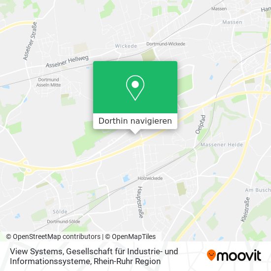 View Systems, Gesellschaft für Industrie- und Informationssysteme Karte