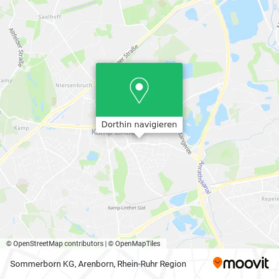 Sommerborn KG, Arenborn Karte