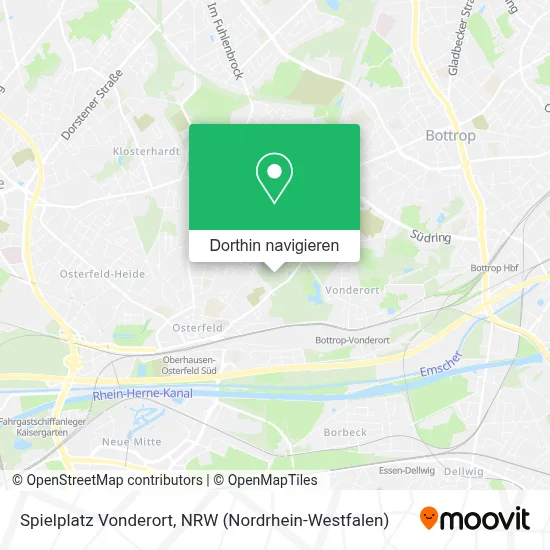 Spielplatz Vonderort Karte