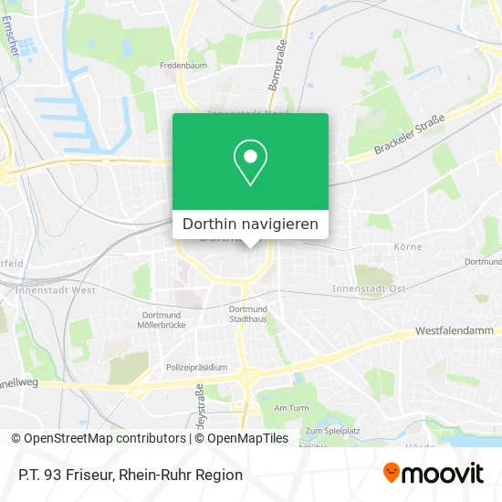 P.T. 93 Friseur Karte