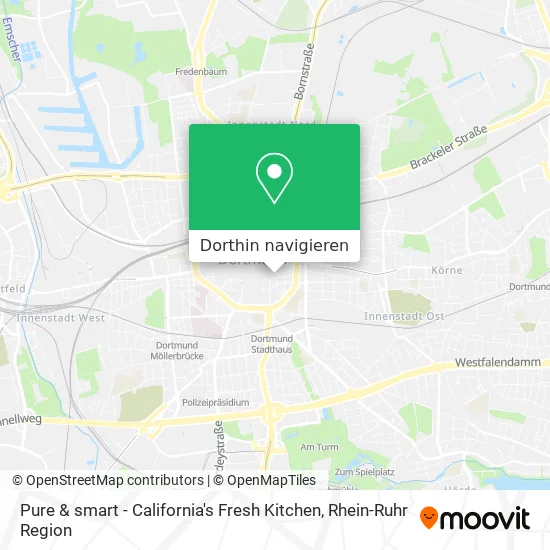 Pure & smart - California's Fresh Kitchen Karte