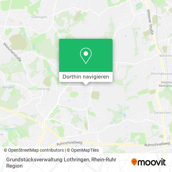 Grundstücksverwaltung Lothringen Karte