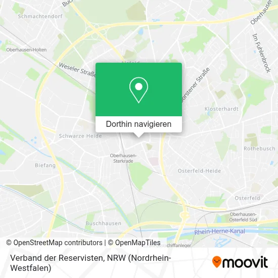 Verband der Reservisten Karte