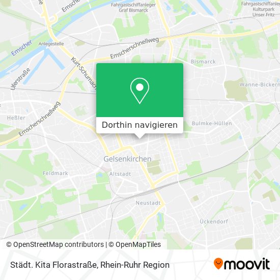 Städt. Kita Florastraße Karte