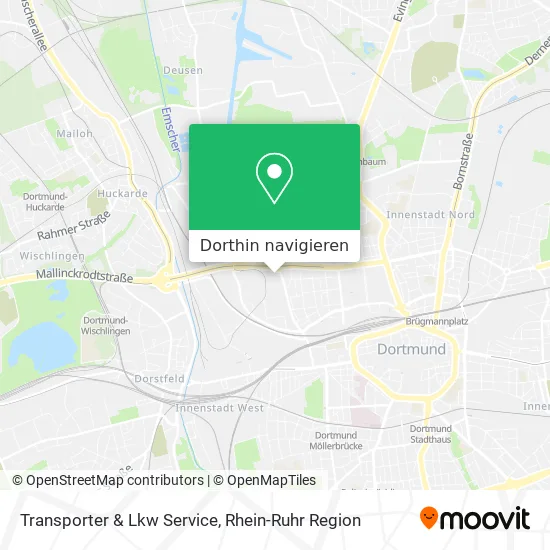 Transporter & Lkw Service Karte