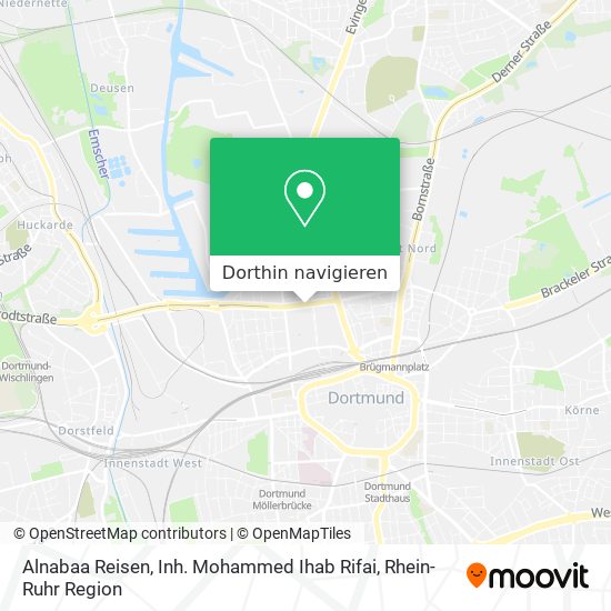 Alnabaa Reisen, Inh. Mohammed Ihab Rifai Karte