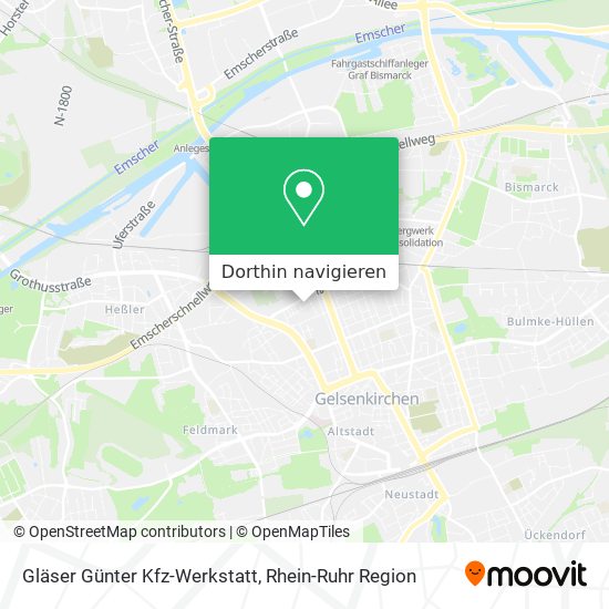 Gläser Günter Kfz-Werkstatt Karte
