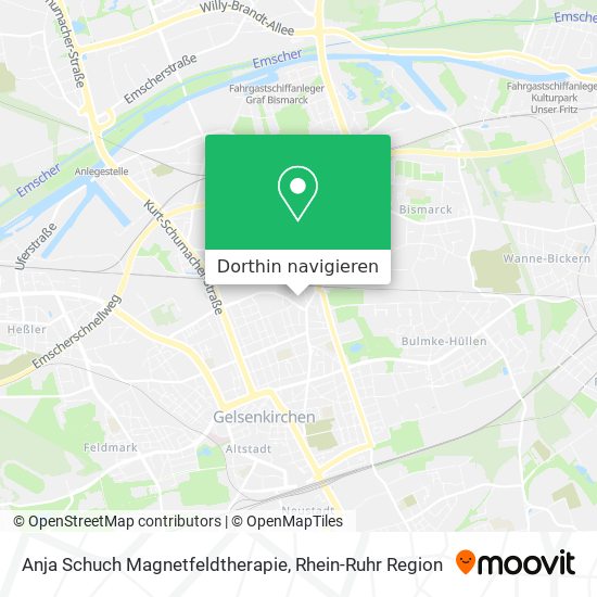 Anja Schuch Magnetfeldtherapie Karte