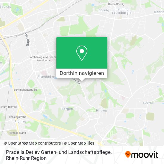Pradella Detlev Garten- und Landschaftspflege Karte